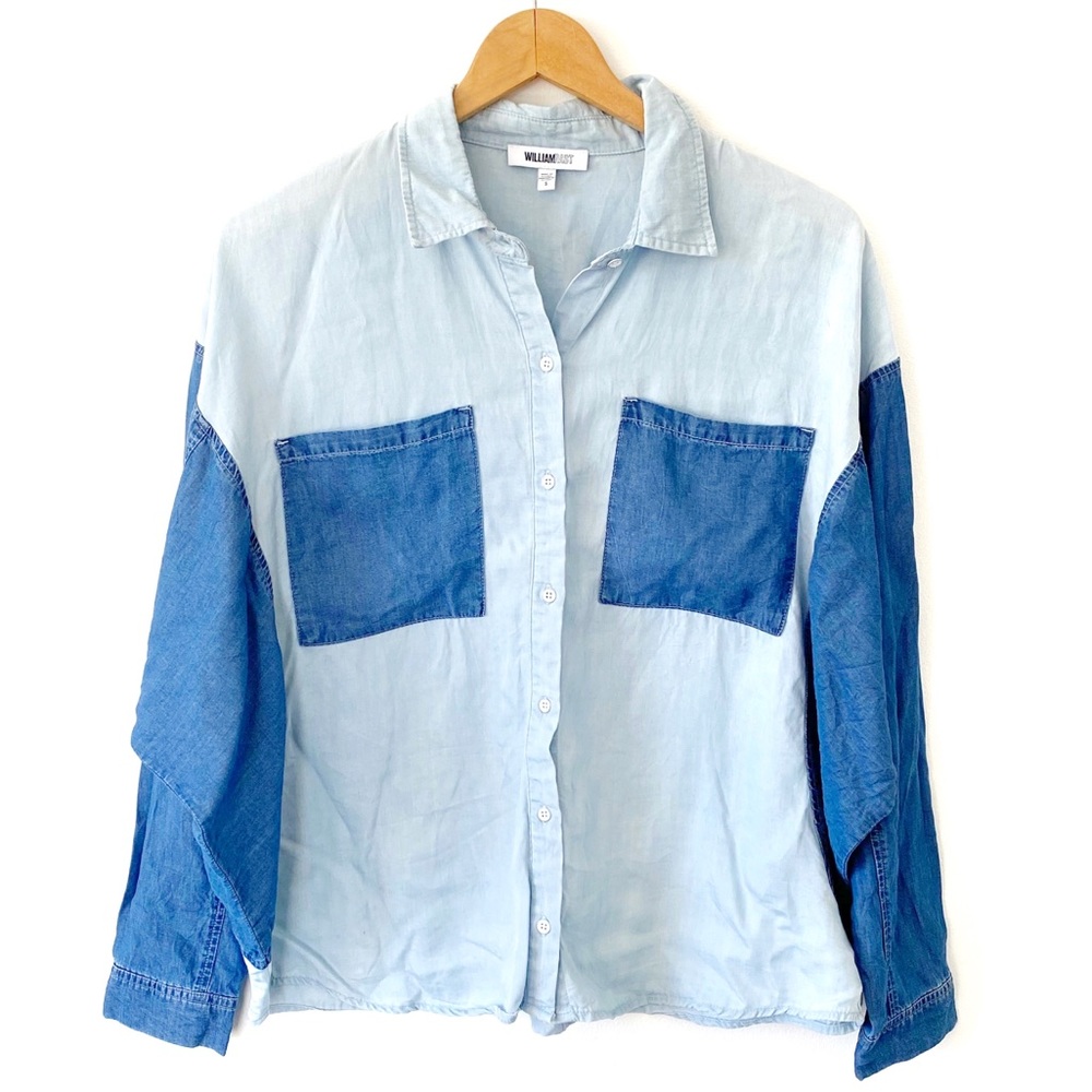 William Rast Dania Dolman Chambray Shirt